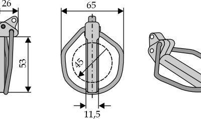Linch pin for Cat. II