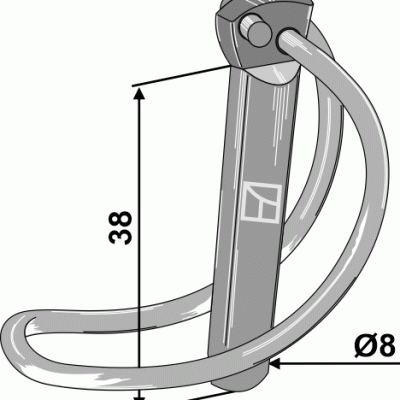 Pipe pin