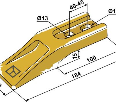 Standard teeth for front loader shavel