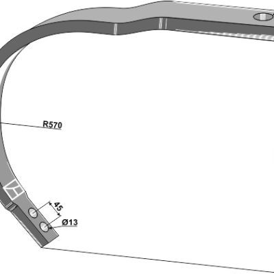 C-Tine 50 x 25 - right model