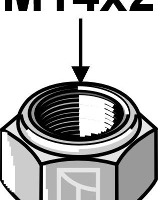 Self-locking nut - M14x2