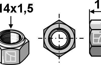 Self-locking nut - M14x1,5