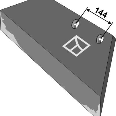 Reversible point share - 14'' - right