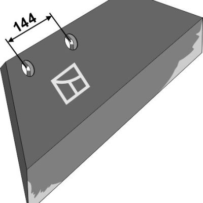 Reversible point share - 14'' - left