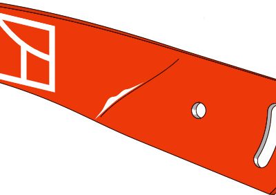 Moldboard extension - right