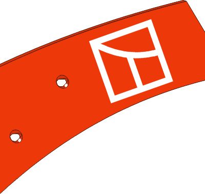 Trash board - left