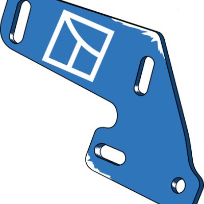 Bracket for trash board - right