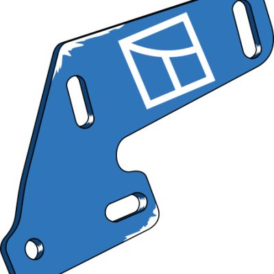 Bracket for trash board - left