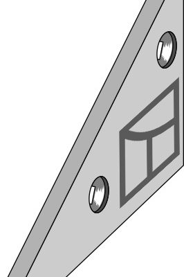 Landside tip - right