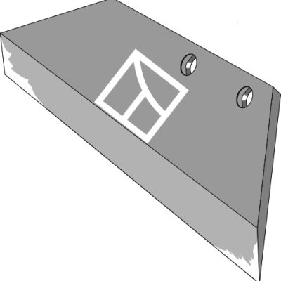 Reversible point share - 14'' - right