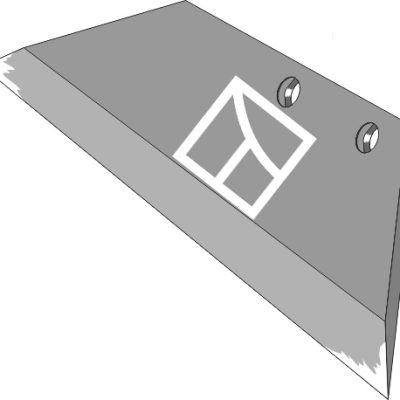Reversible point share - 16'' - right