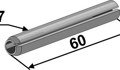 Clamping pin - Ø7x60