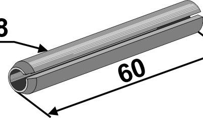 Clamping pin - Ø8x60