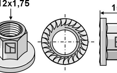Collar nut - M12x1,75