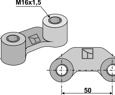 Lifting nut - M16x1,5