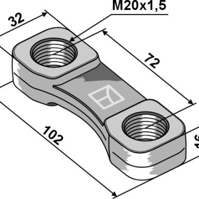 Lifting nut - M20x1,5