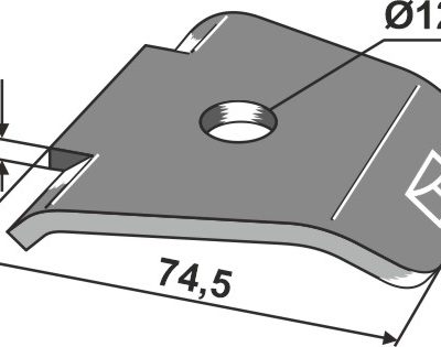 Scraper plate for packer rollers