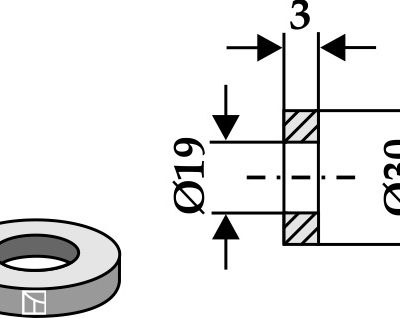 Washer Ø30x3xØ19