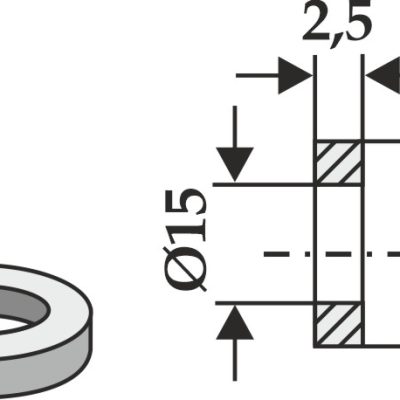 Washer Ø24x2,5xØ15