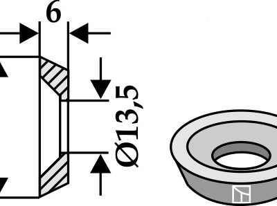 Countersunk hole washer Ø35x6xØ13,5