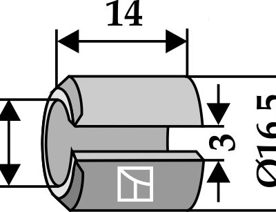 Clamping bush 14xØ13xØ16,5