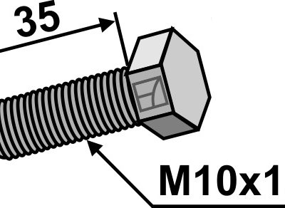 bolt M10x35