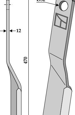 Flail 470x75mm