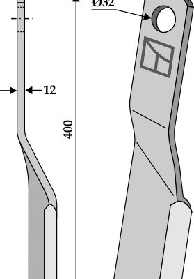 Flail 400x75mm