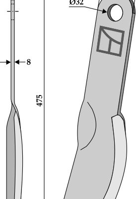 Flail 475x90mm