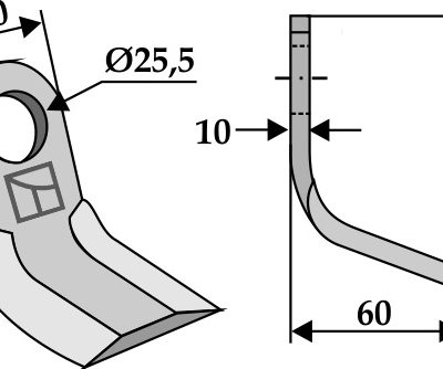 Y-blade 100x50mm