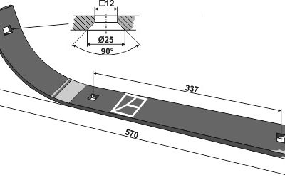 Skid 570mm