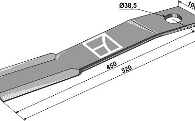 Mower blade 520mm