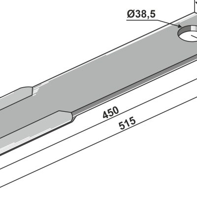 Mower blade 515mm