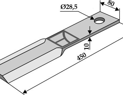 Flail 450x80mm