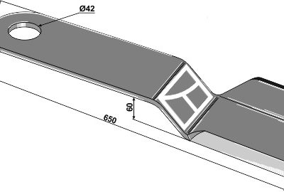 Blade 650x100mm - left model