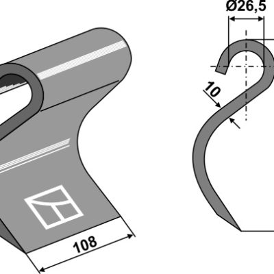 Flail 150x108mm