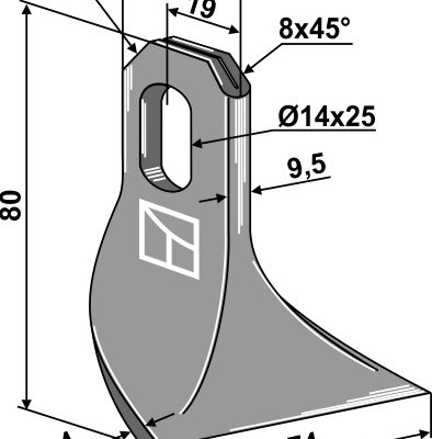 Flail 80x38mm