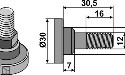 Blade bolt