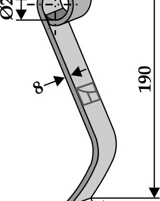 Flail 190x30mm