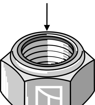 Self-locking nut - 7/16'' UNF