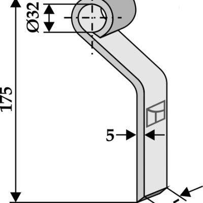 Flail 175x35mm