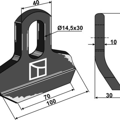 Flail 81x40mm