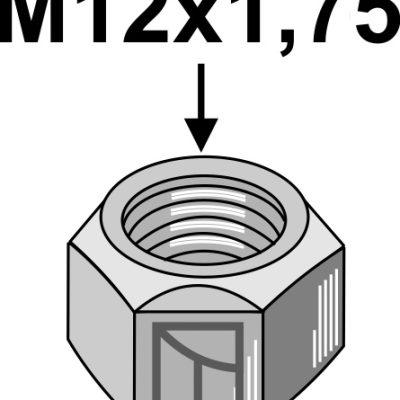Self-locking nut - M12 - 10.9