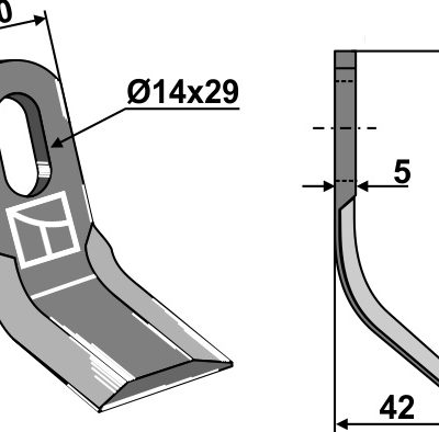 Y-Blade 83x30mm