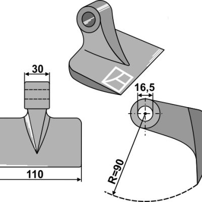Pruning hammer 110x30mm