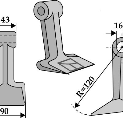 Pruning hammer 90x43mm
