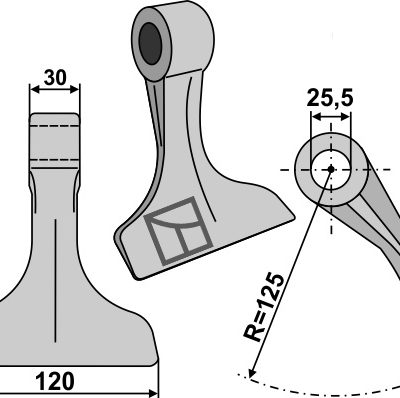 Pruning hammer 120x30mm