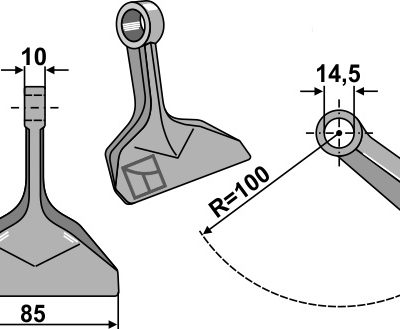 Pruning hammer 85x10mm