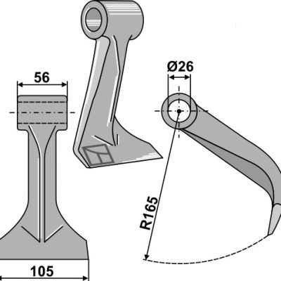 Pruning hammer 105x56mm