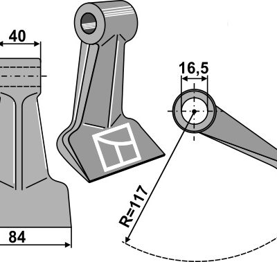 Pruning hammer 84x40mm